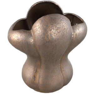 PTMD Vaas Mellie - 22x16x24 cm - Keramiek - Brons