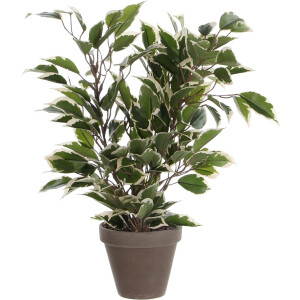 Mica Decorations Kunstplant Ficus - 40 cm - groene kamerplant