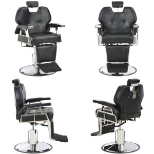 vidaXL Kappersstoel 72x68x98 cm kunstleer zwart - Kappersstoel - Kappersstoelen - Kapper Stoel - Kapper <a title="stoelen" href="https://furn.nl/stoelen">stoelen</a>