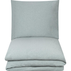 House in Style Luxe kussenhoes Tumba Katoenen jersey, 40 x 80 cm, grijs