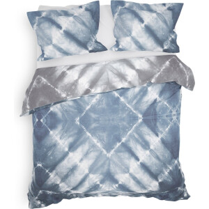 Heckett & Lane Ellinas Dekbedovertrek - Lits-jumeaux - 260x200/220 cm - Blue