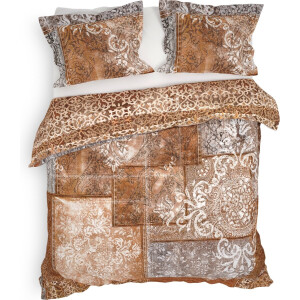 Heckettlane Amaro Dekbedovertrek - Lits-jumeaux - Katoen - 260x200-220cm - Rood