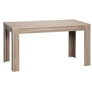 Leen Bakker - Eettafel Sepp - Donker Eiken - 75x120x80 Cm - Spaanplaat - Bruin