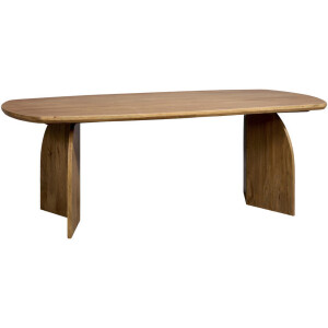 Leen Bakker - Eetafel Vik - Naturel - 180x100 Cm - Mangohout - Bruin