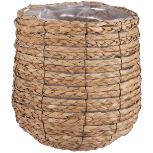 Plantenmand mica avalon zeegras 26x26cm lichtbruin | 4 stuks