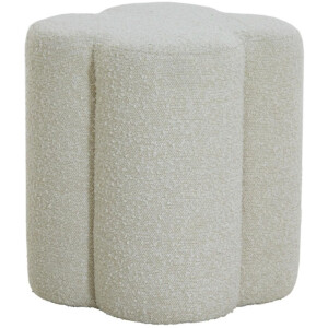 Light & Living Poef Nalani - Wit - 38x38x45cm - Modern