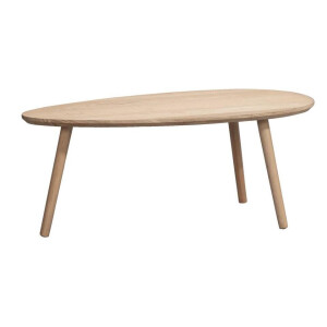 Leen Bakker - Salontafel Arvin - Naturelkleur - 50x100x40 Cm - MDF - Bruin