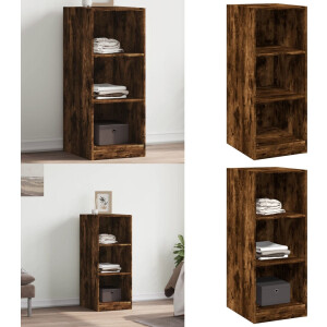 vidaXL Kledingkast 48x41x102 cm bewerkt hout gerookt eikenkleurig - Kledingkast - Kledingkasten - Klerenkast - Garderobekast