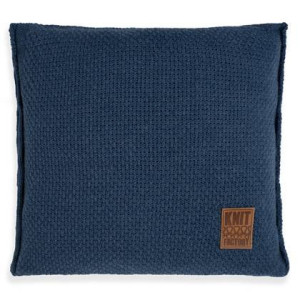 Knit Factory Jesse Sierkussen - Jeans - 50x50 cm