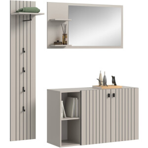 Modulaire garderobekast op wielen - Ruimtebesparende kledingopslag - Eenvoudig verplaatsbaar