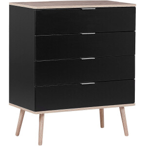 BELIANI WALPI - Commode - Zwart - MDF