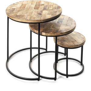 Rousseau-3-delige-Bijzettafelset-Leo-magnoliahout