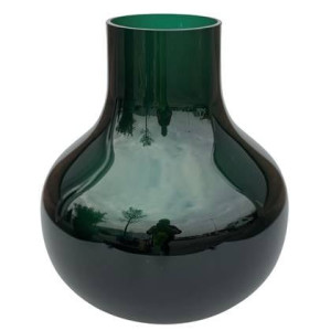 Vase The World Snake small dark green Ã22 x H25 cm