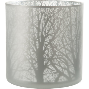 J-Line windlicht Boom - glas - wit - extra large