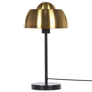 Beliani - SENETTE - Tafellamp - Zwart|Goud - Metaal