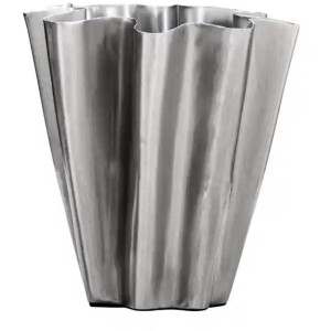 Vaas Flood Geborsteld zilver 13cm