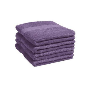 Yumeko handdoeken terry purple 50x100 - 4 st