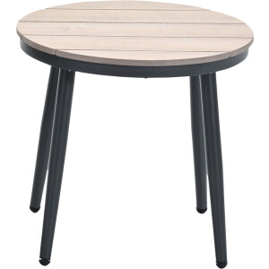 GI Margriet ronde bijzettafel Ø50 cm. - Carbon black
