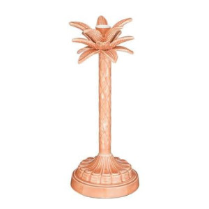 Mica Decorations Kandelaar Palmboom - H30 x Ã13 cm - Roze