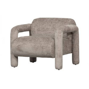 WOOOD Lenny Fauteuil - Polyester - Zand - 65x76x82