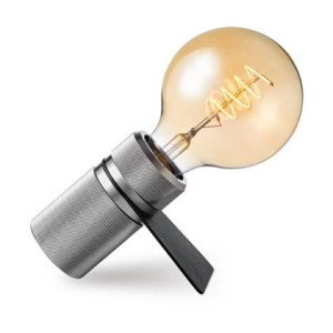 Home Sweet Home Tafellamp Matrix - Zilver - 11|10.2|5.3cm - Bedlampje