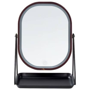 Beliani - DORDOGNE - Tafel spiegel - Rosegoud - Metaal