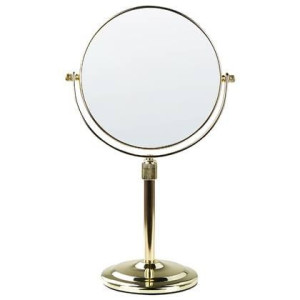 Beliani - AVEYRON - Tafel spiegel - Goud - Metaal