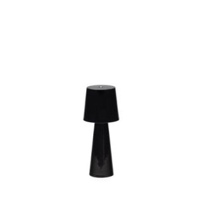 Kave Home - Arenys tafellampje met zwart geschilderde afwerking