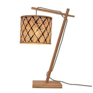 GOOD&MOJO Tafellamp Java - Bamboe|Zwart - 30x18x46cm