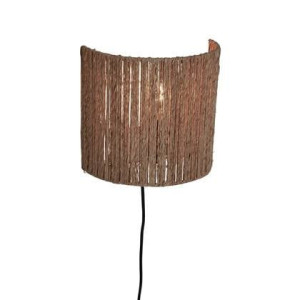 GOOD&MOJO Wandlamp Iguazu - Jute - 25x25x22cm