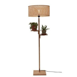 GOOD&MOJO Vloerlamp Java - Bamboe - Ã50x158cm