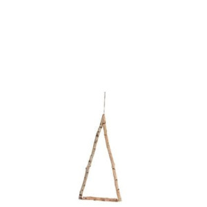 J-Line Kerstboom Frame Hangend Tak Bruin Small