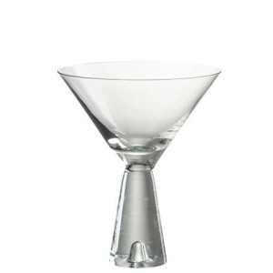 J-Line Lewis cocktailglas - glas - transparant - 4x