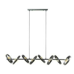 MOOS Kevin Hanglamp 8-lichts - Charcoal