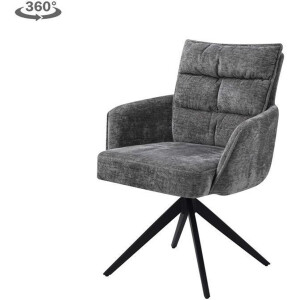 Tower Living - Rosora draaibare armstoel - grijs