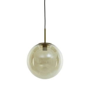 Light & Living Hanglamp Medina - Glas Amber - Ã40cm