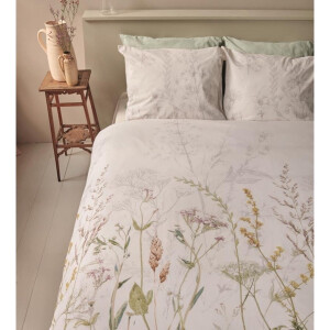 Ariadne at Home Joyful dekbedovertrek - Tweepersoons - 200x200/220 - Naturel