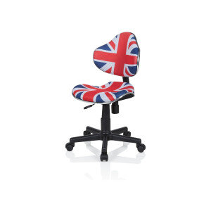 hjh OFFICE Kinder bureaustoel Kiddy GTI-2 (blauw/rood/wit)