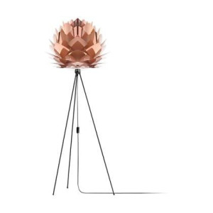Umage Silvia Medium vloerlamp copper - met tripod zwart - Ã 50 cm