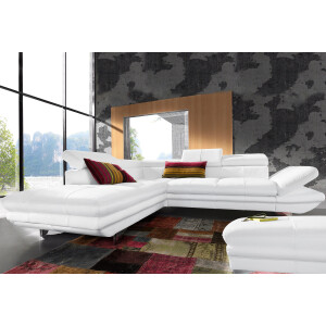 COTTA Hoekbank Enterprise L-vorm met hoofd- en armverstelling, optioneel met bedfunctie