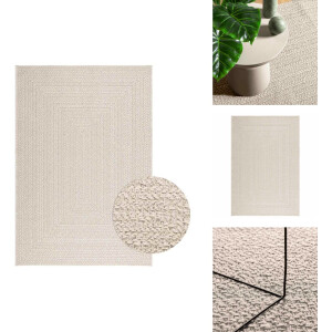 vidaXL Vloerkleed - Vloerkleden - Tapijt - Vloerbedekking - Vloerkleed ZIZUR room binnen en buiten 140x200 cm jute look