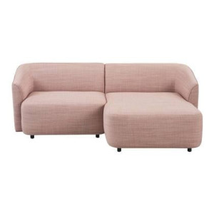 by fonQ Oblique Chaise Longue Bank Rechts - Blush Pink