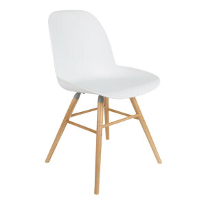 Zuiver Eetkamerstoel 'Albert Kuip' PP, kleur Wit