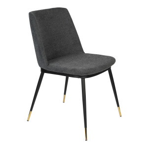 ZILT Eetkamerstoel 'Younes' kleur Donkergrijs