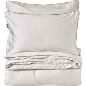Cloudpillo Beddengoed (incl. 1 kussensloop 55x75) - Extra zacht, Ademend en Antibacterieel - Vochtbestendig met verborgen rits - Misty Grey - 140x220 cm