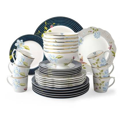 Laura Ashley Set 30 Delig Servies Assorti