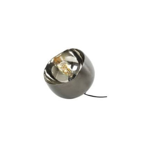 MOOS Logan Tafellamp - Ã 28 cm - Zwart/Nikkel