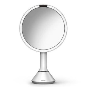 Simplehuman - Spiegel met Sensor, Rond, 5x Vergroting, Wit - Simplehum