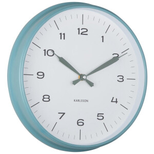Karlsson Wandklok Modern Factory - Jungle groen - Ø30cm - Wandklok Scandinavisch