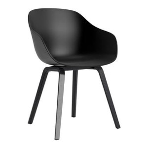 HAY About a Chair AAC222 Stoel - Black Oack - Black